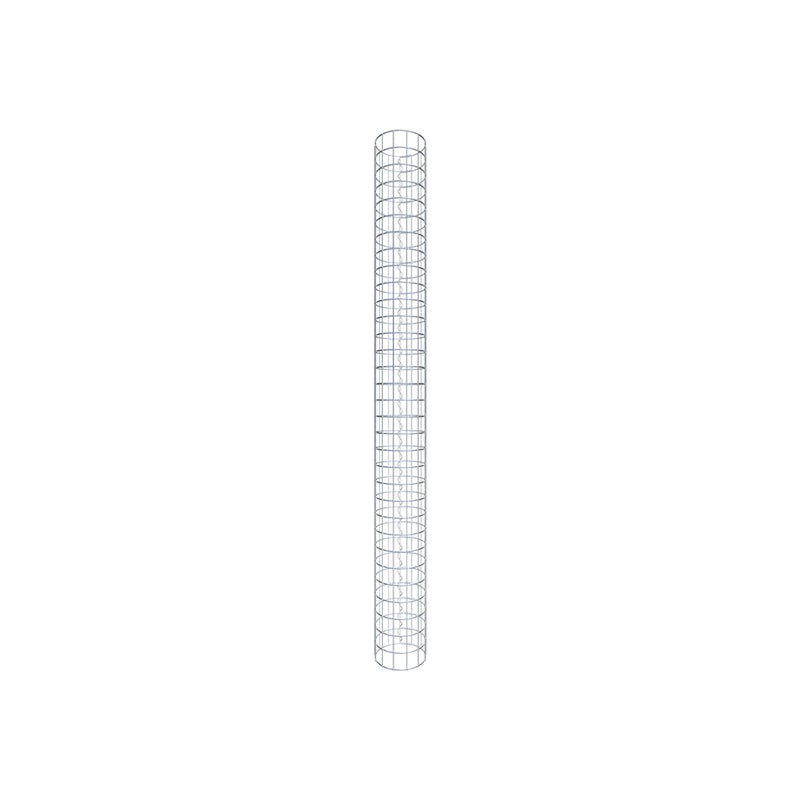Kolumna gabionowa średnica 22 cm MW 5 x 5 cm okrągła - wysokość: 160 cm