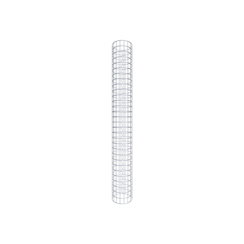 Kolumna gabionowa średnica 27 cm MW 5 x 5 cm okrągła - wysokość: 150 cm