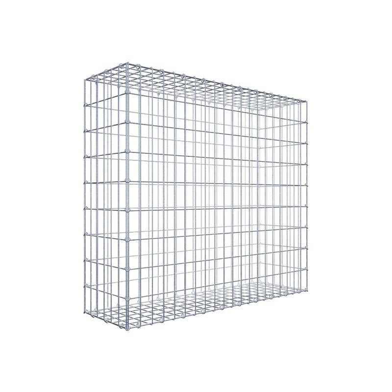 Gabion 100 cm x 90 cm x 30 cm (dł. x wys. x gł.), rozmiar oczka 5 cm x 10 cm, pierścień C