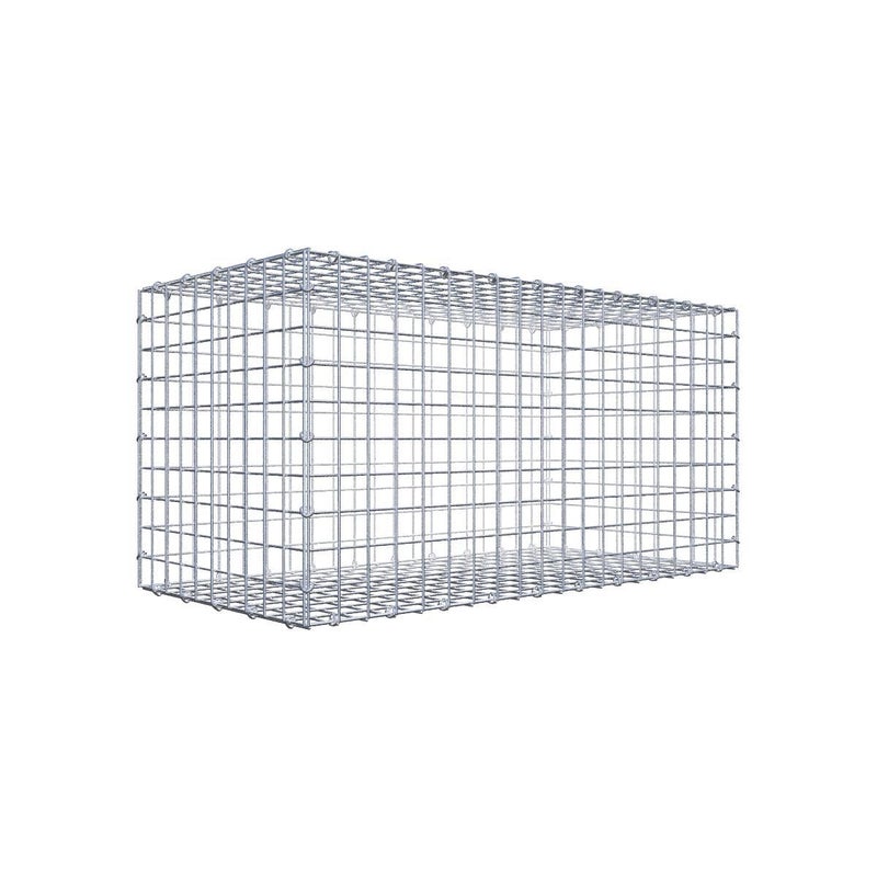 Gabion 100 cm x 50 cm x 50 cm (dł. x wys. x gł.), rozmiar oczka 5 cm x 5 cm, pierścień typu C