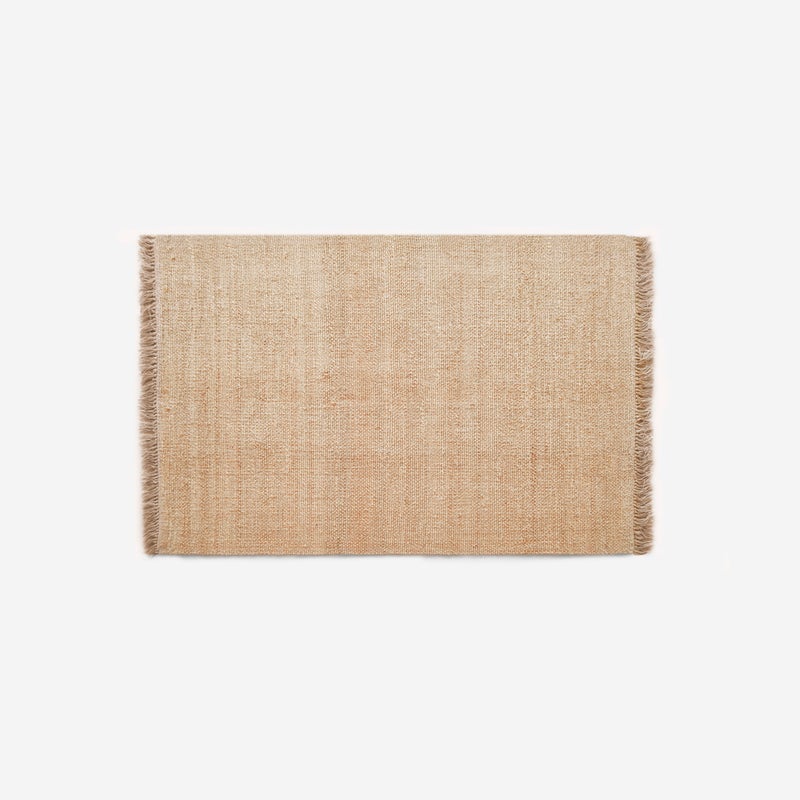 DYWAN Z JUTY ENEKO Z FRĘDZLAMI 120x170 cm – Wykonany ręcznie, Przyjazny dla środowiska