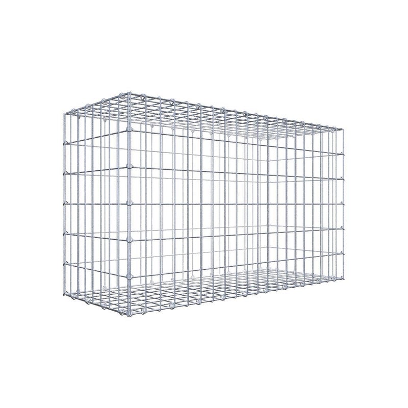 Gabion 100 cm x 60 cm x 40 cm (dł. x wys. x gł.), rozmiar oczka 5 cm x 10 cm, pierścień C