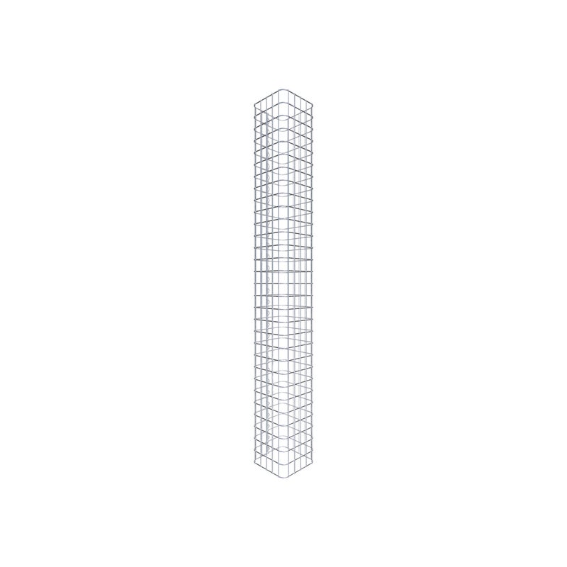 Kolumna gabionowa 27 x 27 cm MW 5 x 5 cm kwadratowa - Wysokość: 1,50 m