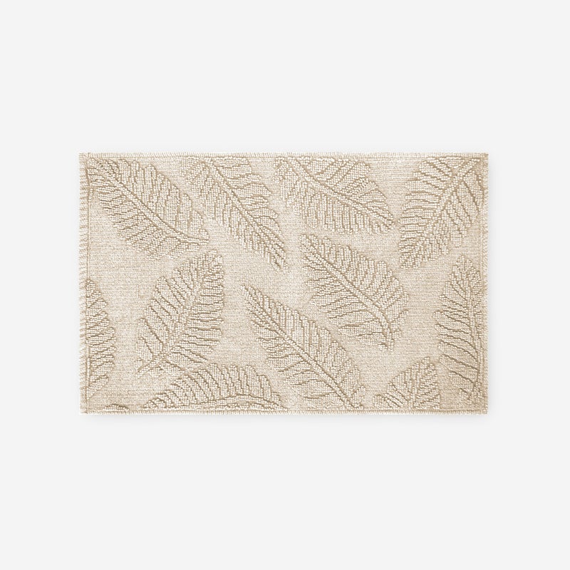 Dywan dekoracyjny Blar beżowy 50x80 cm z bawełny – Ręcznie wykonany do salonu, sypialni lub przedpokoju