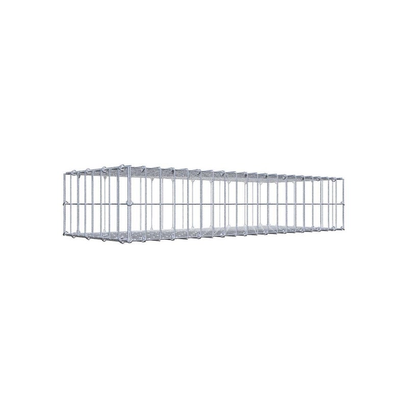 Gabion 100 cm x 20 cm x 40 cm (dł. x wys. x gł.), rozmiar oczka 5 cm x 10 cm, pierścień typu C