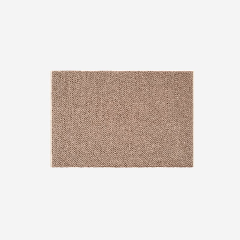 Dywan z wełny i juty brązowy 120x180cm – Ręcznie tkany, ekologiczny i biodegradowalny