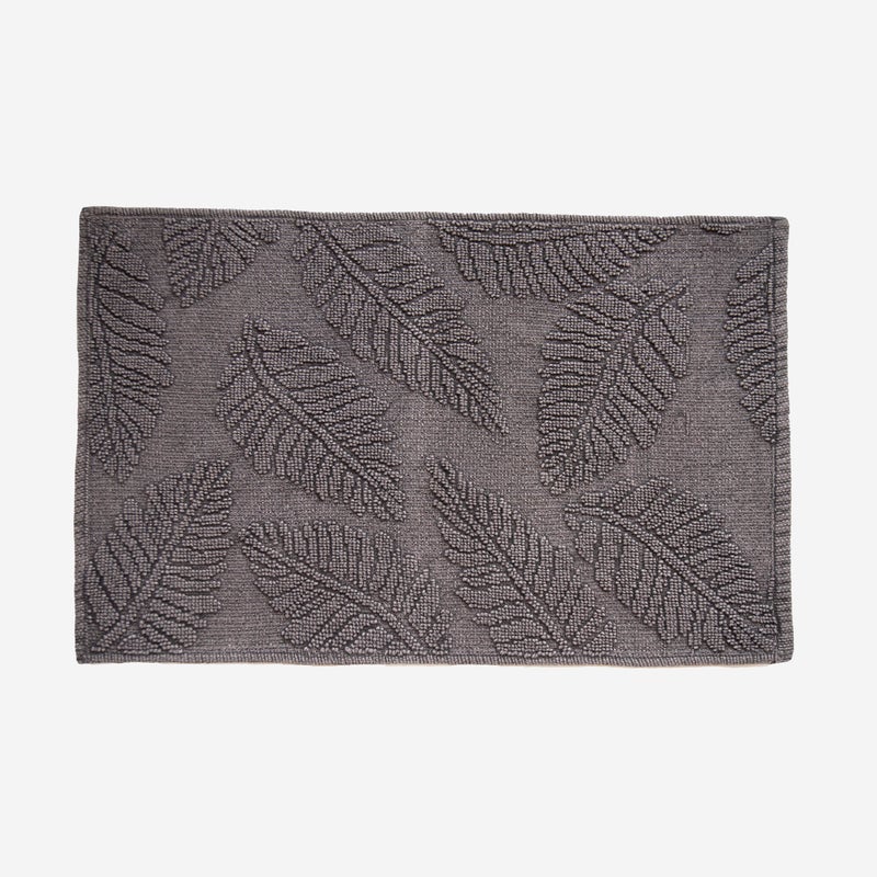 Dywan Blar szary 50x80 cm – Ręcznie tkany dywan bawełniany, ekologiczny