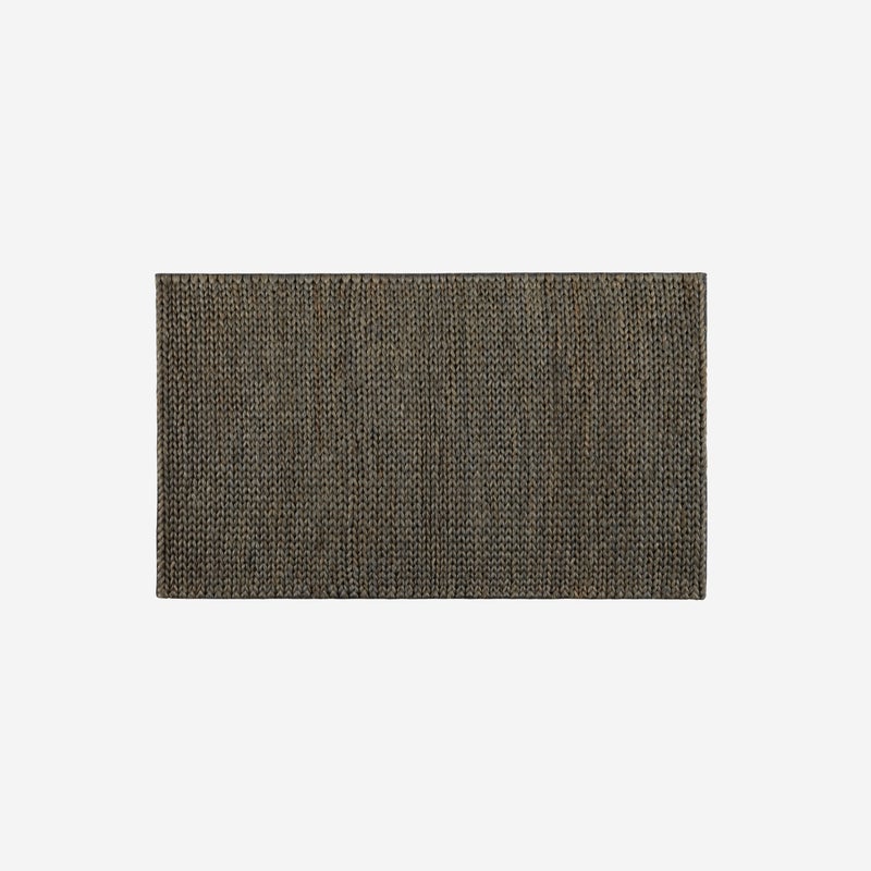 Dywan z juty naturalnej pleciony ręcznie Zado szary 60x90 cm Trwały, ekologiczny i dekoracyjny