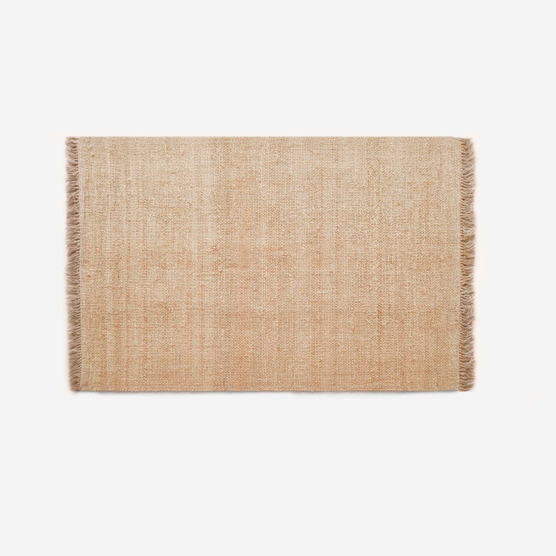 DYWAN Z JUTY ENEKO Z FRĘDZLAMI 160x230 cm – Wykonany ręcznie, Przyjazny dla środowiska