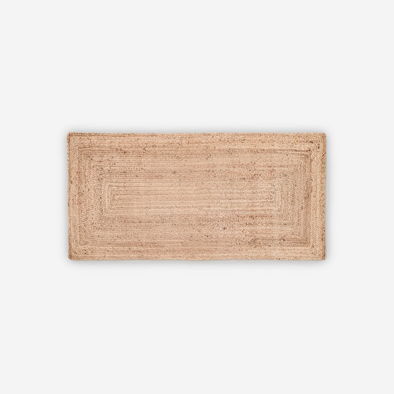 Dywan z juty śródziemnomorskiej 80x150 cm – ręcznie robiony, ekologiczny i biodegradowalny
