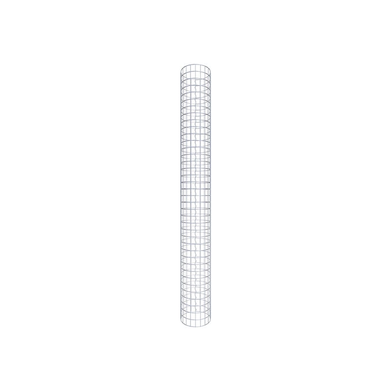 Kolumna gabionowa średnica 32 cm MW 5 x 5 cm okrągła - wysokość: 190 cm