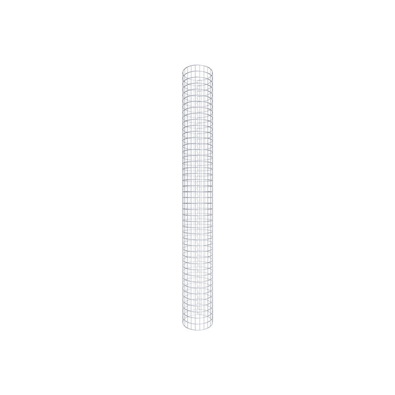 Kolumna gabionowa średnica 37 cm MW 5 x 5 cm okrągła - wysokość: 220 cm