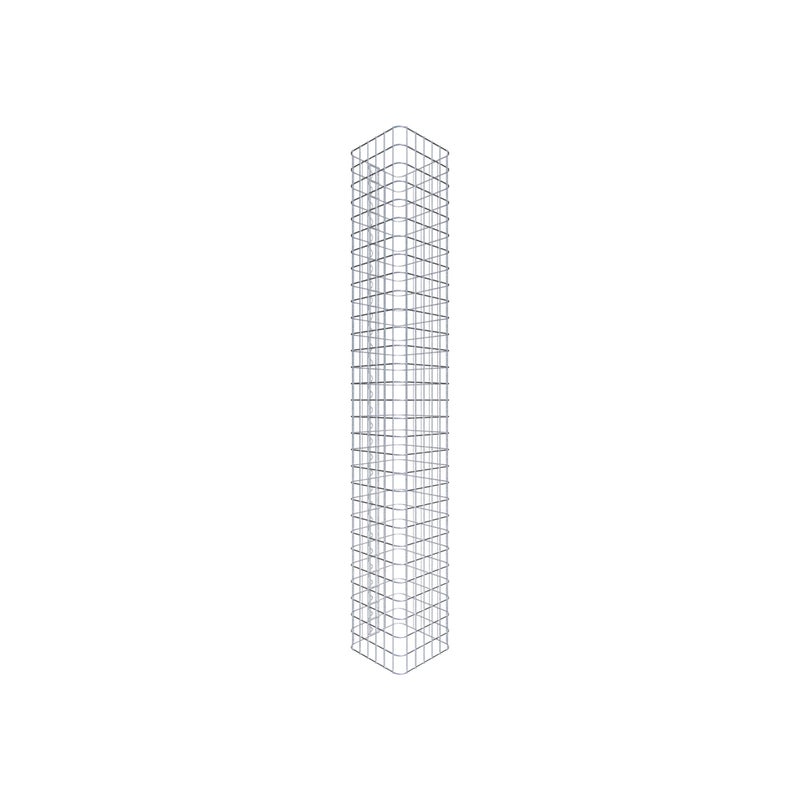 Kolumna gabionowa 32 x 32 cm MW 5 x 5 cm kwadratowa - Wysokość: 1,50 m