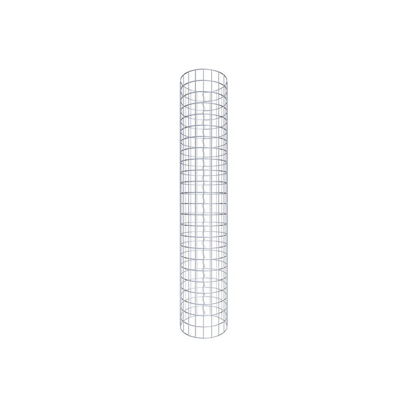 Kolumna gabionowa średnica 32 cm MW 5 x 5 cm okrągła - wysokość: 120 cm