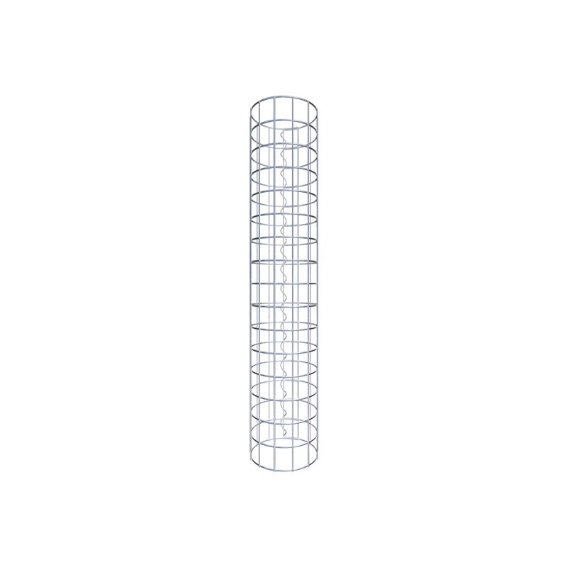 Kolumna gabionowa średnica 22 cm MW 5 x 5 cm okrągła - wysokość: 80 cm
