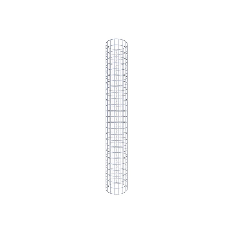 Kolumna gabionowa średnica 27 cm MW 5 x 5 cm okrągła - wysokość: 130 cm