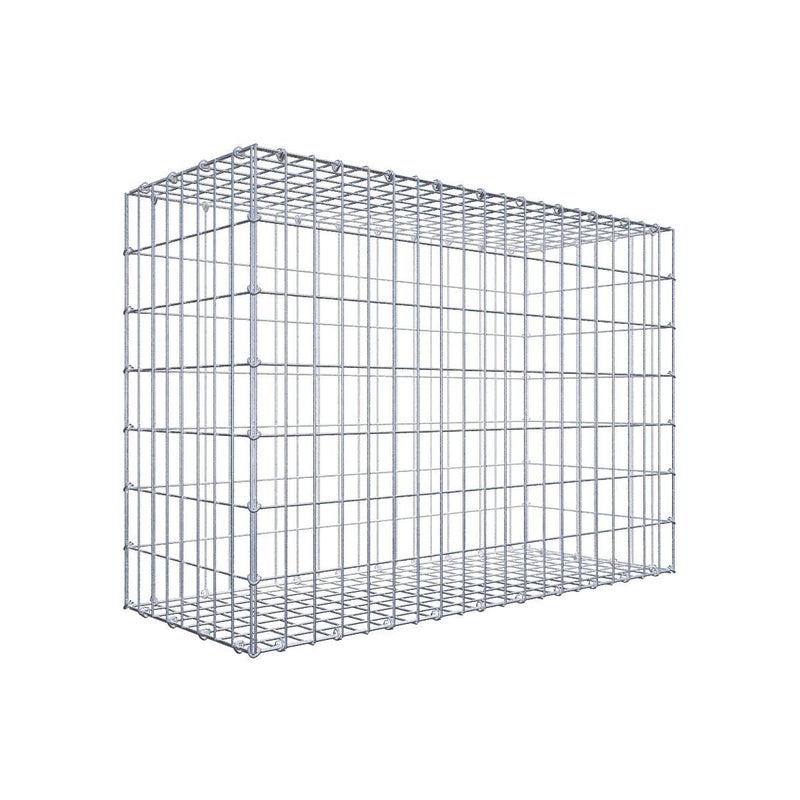 Gabion 100 cm x 70 cm x 40 cm (dł. x wys. x gł.), rozmiar oczka 5 cm x 10 cm, pierścień C