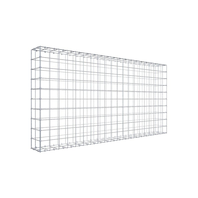 Gabion 200 cm x 100 cm x 20 cm (dł. x wys. x gł.), rozmiar oczka 10 cm x 10 cm, pierścień typu C
