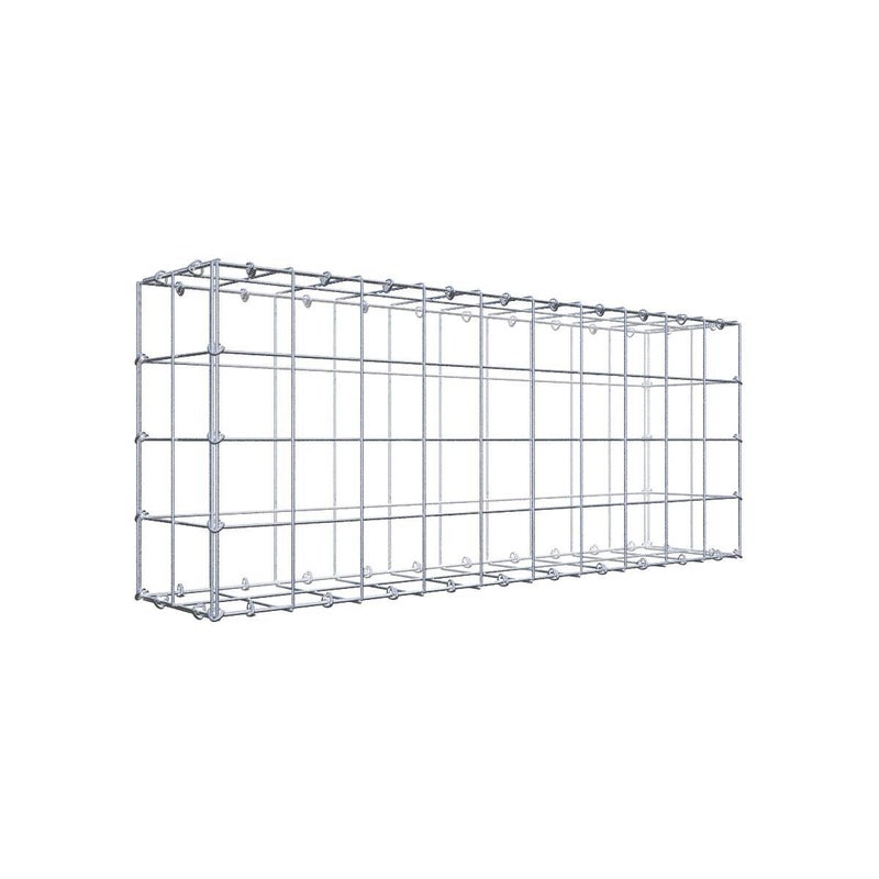 Gabion 100 cm x 40 cm x 20 cm (dł. x wys. x gł.), rozmiar oczka 10 cm x 10 cm, pierścień typu C
