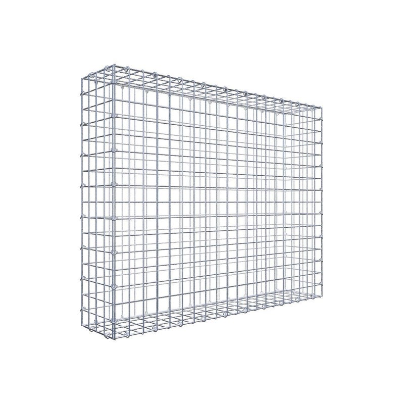 Gabion 100 cm x 80 cm x 20 cm (dł. x wys. x gł.), rozmiar oczka 5 cm x 5 cm, pierścień typu C