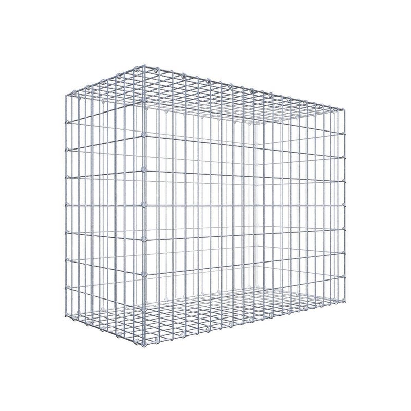 Gabion 100 cm x 80 cm x 50 cm (dł. x wys. x gł.), rozmiar oczka 5 cm x 10 cm, pierścień C