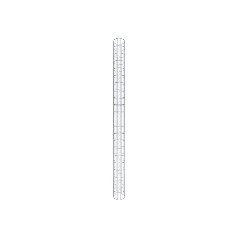 Kolumna gabionowa o średnicy 22 cm, okrągła MW 5 x 10 cm - Wysokość: 2,20 m
