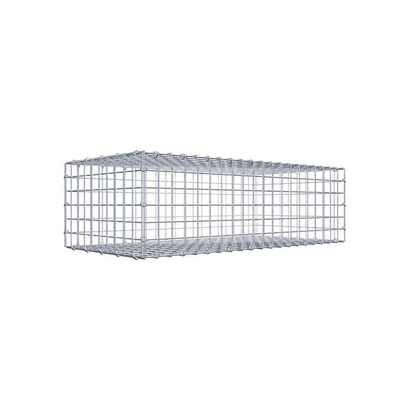 Gabion 100 cm x 30 cm x 50 cm (dł. x wys. x gł.), rozmiar oczka 5 cm x 5 cm, pierścień typu C