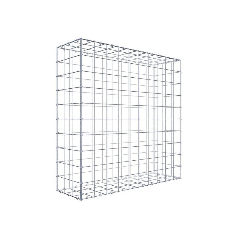 Gabion 100 cm x 100 cm x 30 cm (dł. x wys. x gł.), rozmiar oczka 10 cm x 10 cm, pierścień C