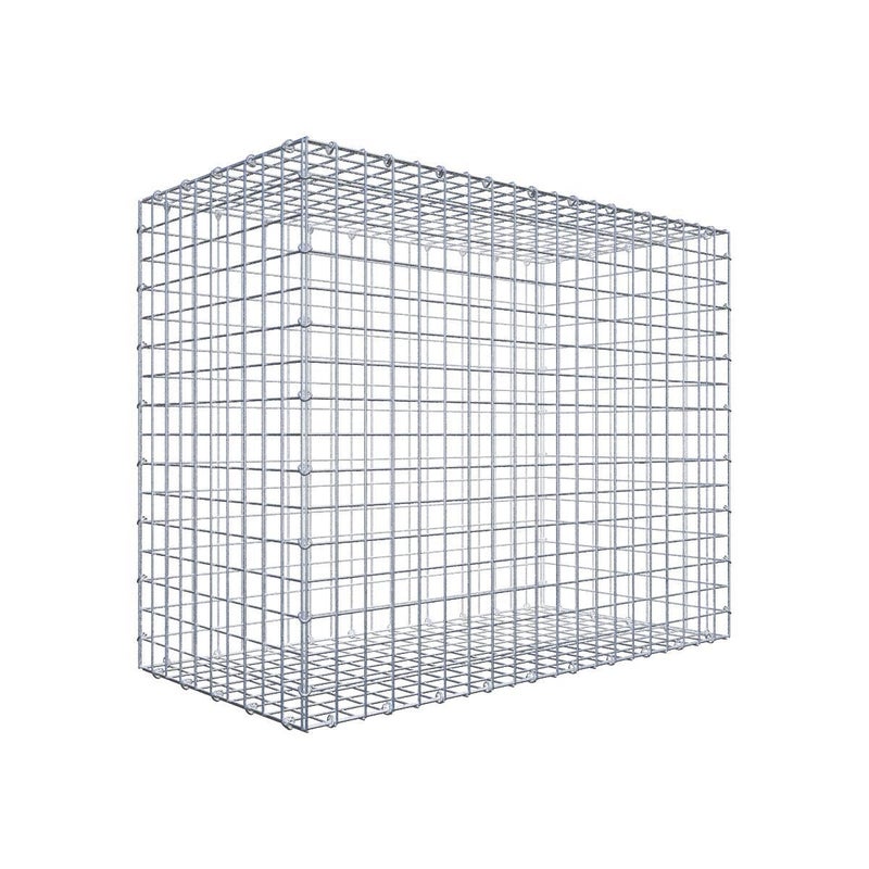 Gabion 100 cm x 80 cm x 50 cm (dł. x wys. x gł.), rozmiar oczka 5 cm x 5 cm, pierścień typu C