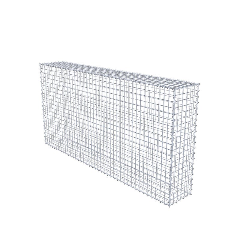 Gabion 200 cm x 100 cm x 30 cm (dł. x wys. x gł.), rozmiar oczek 5 cm x 5 cm, spirala