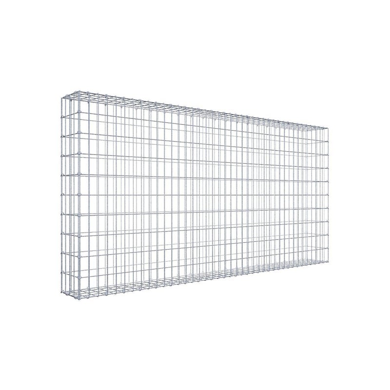 Gabion 200 cm x 100 cm x 20 cm (dł. x wys. x gł.), rozmiar oczka 5 cm x 10 cm, pierścień C