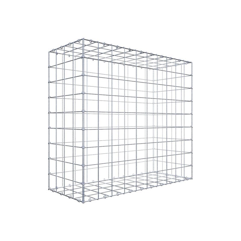 Gabion 100 cm x 90 cm x 40 cm (dł. x wys. x gł.), rozmiar oczka 10 cm x 10 cm, pierścień typu C