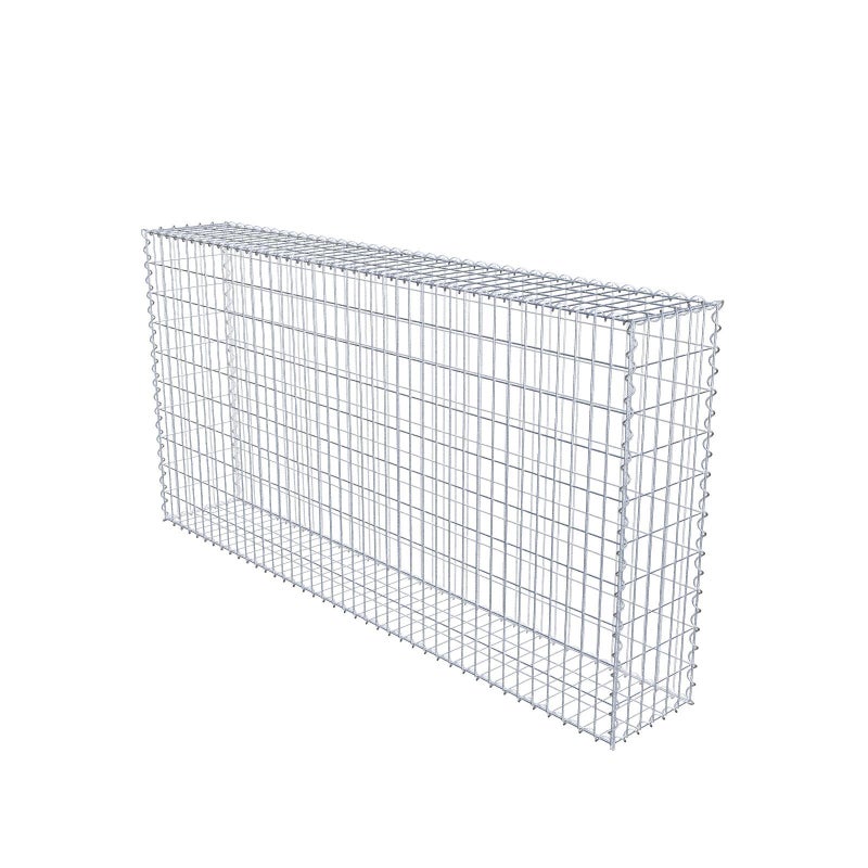 Gabion 200 cm x 100 cm x 30 cm (dł. x wys. x gł.), rozmiar oczek 5 cm x 10 cm, spirala