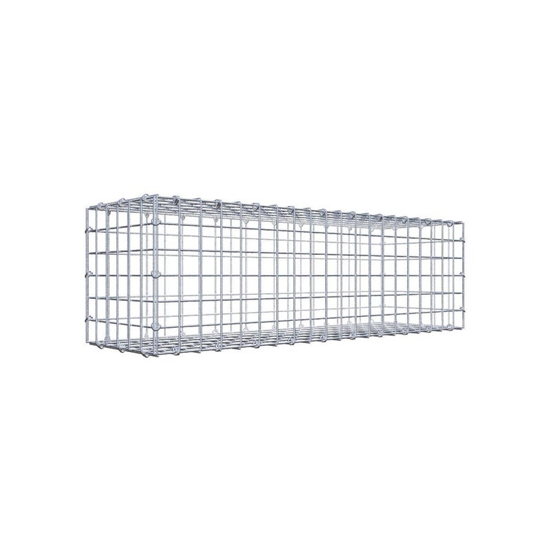 Gabion 100 cm x 30 cm x 30 cm (dł. x wys. x gł.), rozmiar oczka 5 cm x 5 cm, pierścień typu C