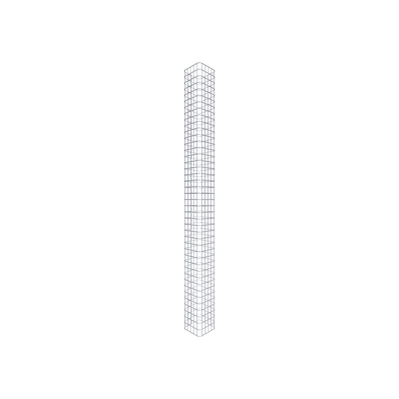 Kolumna gabionowa 27 x 27 cm MW 5 x 5 cm kwadratowa - Wysokość: 2,10 m