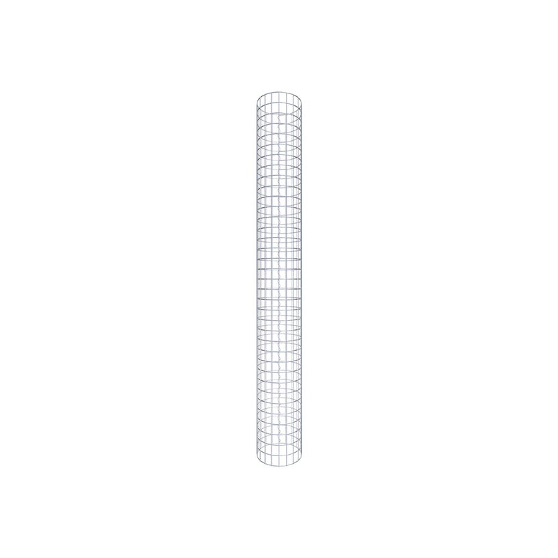 Kolumna gabionowa średnica 32 cm MW 5 x 5 cm okrągła - wysokość: 180 cm