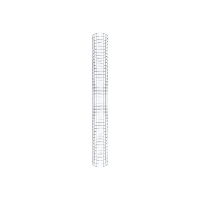 Kolumna gabionowa średnica 37 cm MW 5 x 5 cm okrągła - wysokość: 210 cm