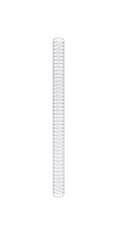 Kolumna gabionowa średnica 22 cm MW 5 x 5 cm okrągła - wysokość: 220 cm
