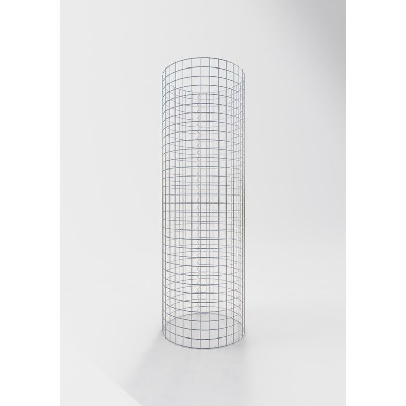 Kolumna gabionowa okrągła 52 cm średnicy, 160 cm wysokości, rozmiar oczka 5 cm x 5 cm
