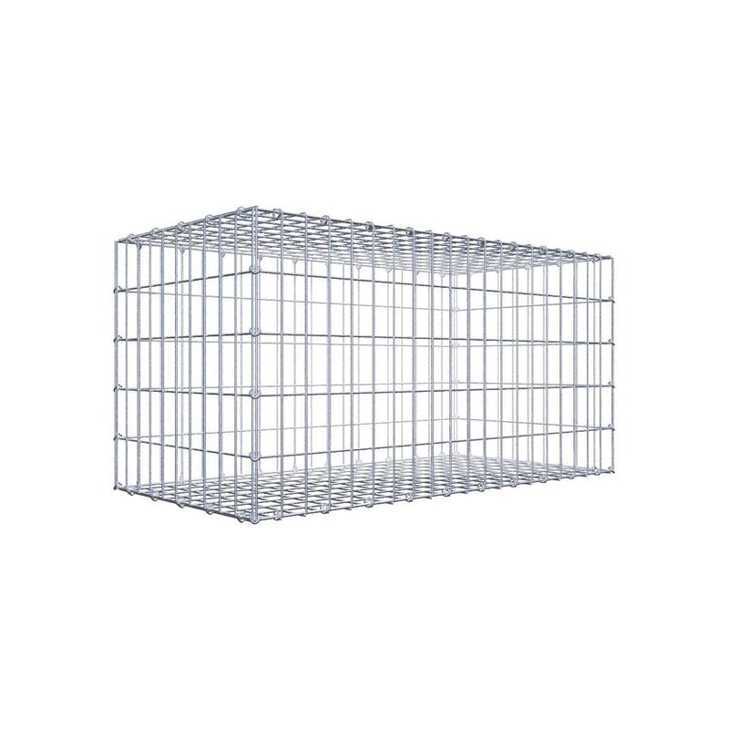 Gabion 100 cm x 50 cm x 50 cm (dł. x wys. x gł.), rozmiar oczka 5 cm x 10 cm, pierścień typu C