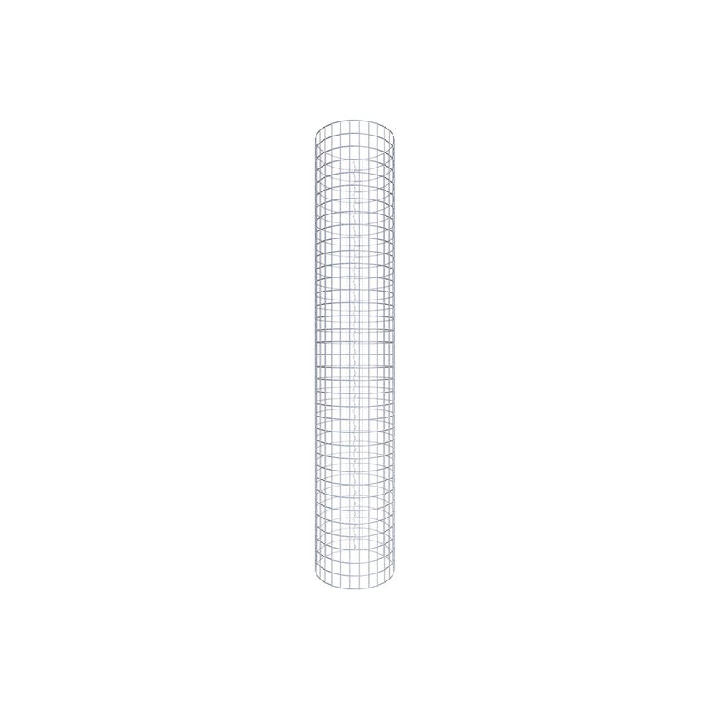 Kolumna gabionowa średnica 47 cm MW 5 x 5 cm okrągła - wysokość: 180 cm
