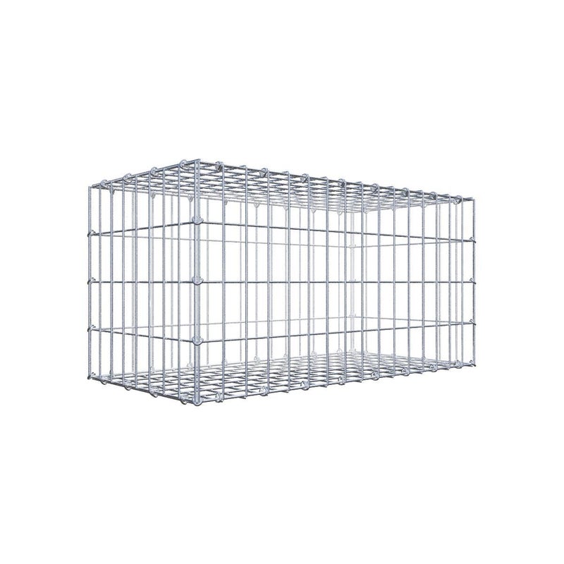 Gabion 80 cm x 40 cm x 40 cm (dł. x wys. x gł.), rozmiar oczka 5 cm x 10 cm, pierścień C