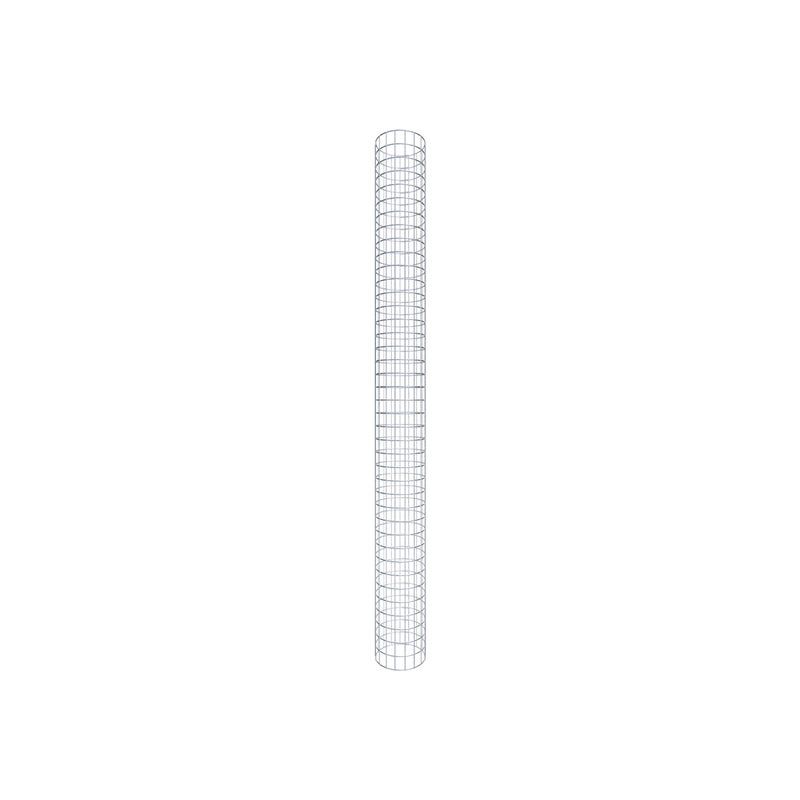 Kolumna gabionowa średnica 27 cm MW 5 x 5 cm okrągła - wysokość: 200 cm