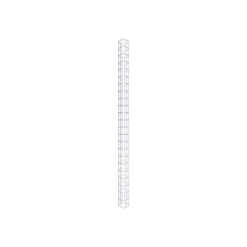 Kolumna gabionowa kwadrat 17 cm x 17 cm, wysokość 230 cm, MW 5 cm x 10 cm