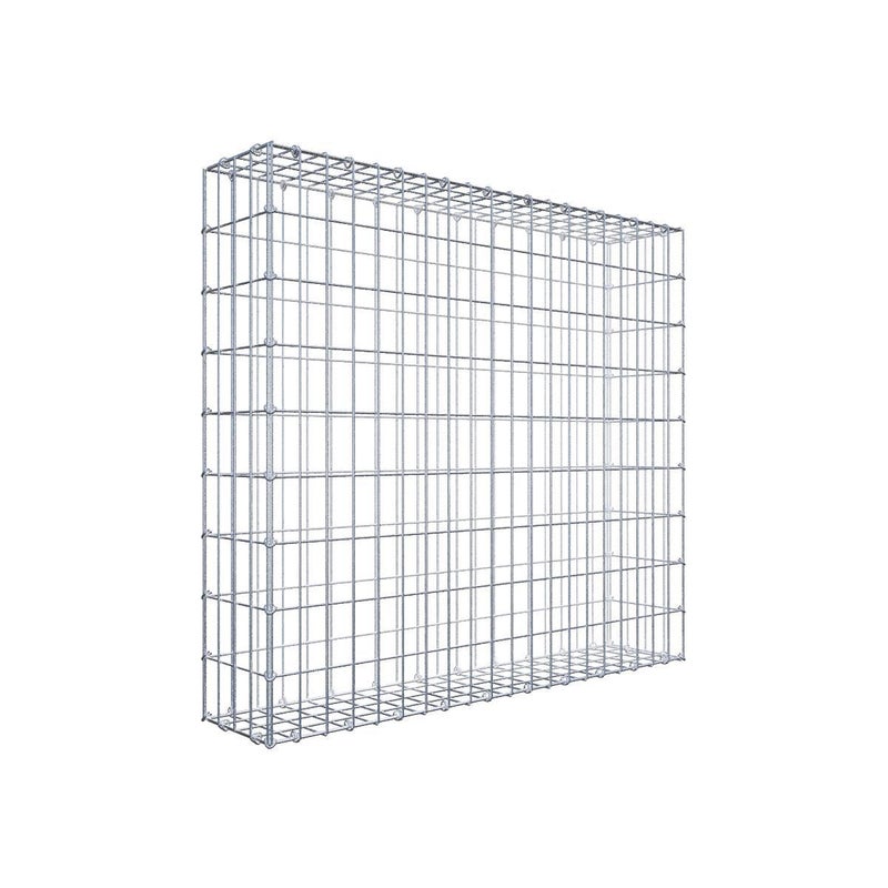 Gabion 100 cm x 90 cm x 20 cm (dł. x wys. x gł.), rozmiar oczka 5 cm x 10 cm, pierścień C