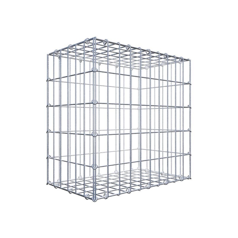 Gabion 50 cm x 50 cm x 30 cm (dł. x wys. x gł.), rozmiar oczka 5 cm x 10 cm, pierścień C