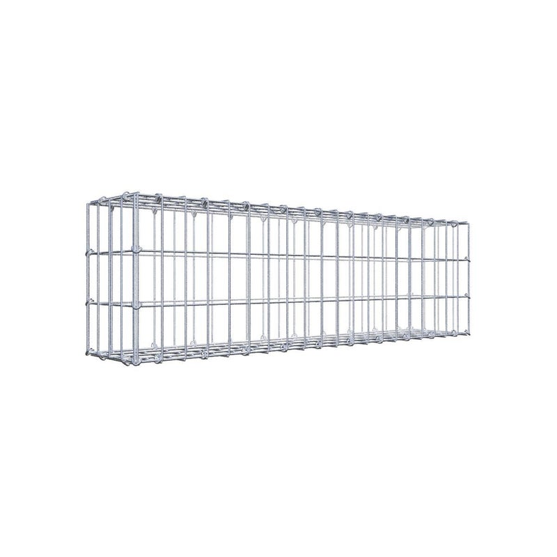 Gabion 100 cm x 30 cm x 20 cm (dł. x wys. x gł.), rozmiar oczka 5 cm x 10 cm, pierścień C