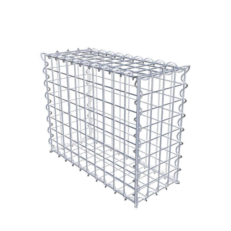 Gabion 50 cm x 40 cm x 20 cm (dł. x wys. x gł.), rozmiar oczek 5 cm x 5 cm, spirala