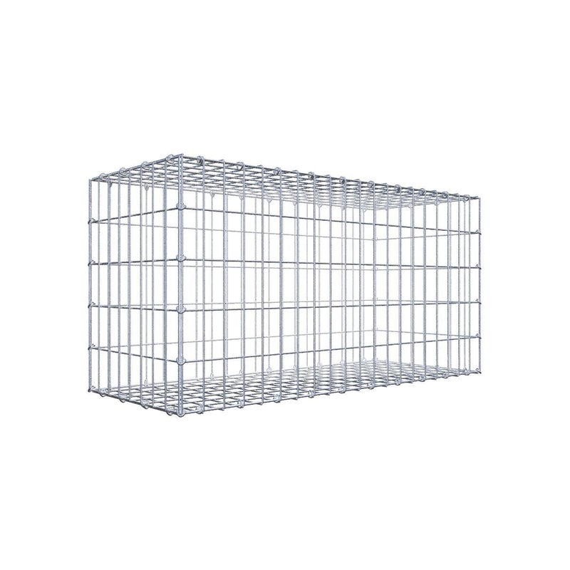 Gabion 100 cm x 50 cm x 40 cm (dł. x wys. x gł.), rozmiar oczka 5 cm x 10 cm, pierścień C