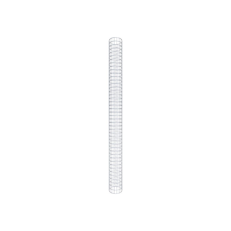 Kolumna gabionowa średnica 27 cm MW 5 x 5 cm okrągła - wysokość: 220 cm